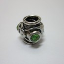Silver with Peridot Crystal